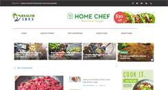 Desktop Screenshot of healthidea.net
